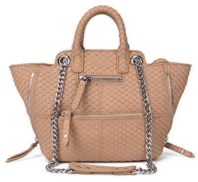 Kate Lee Damen Beige Mini Umhängetasche Velya