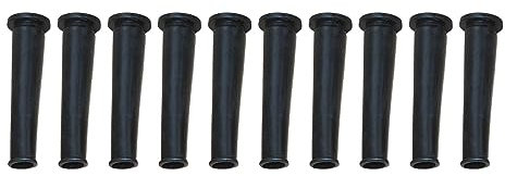 Perfeclan 10 Uds Funda de Cable de Goma Protector de Cable Duradero Ligero Protector de Alivio de tensión Herramientas eléctricas Protectoras Cubierta de, 70 mm x 8 mm
