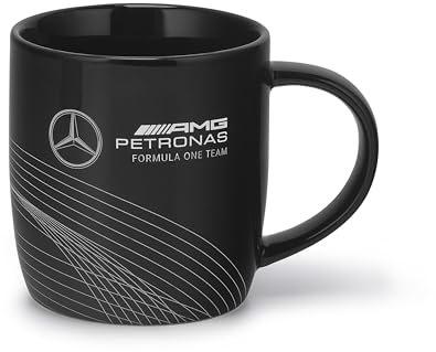 MERCEDES AMG PETRONAS F1 Logo-Becher - Schwarz - Größe: 380ML