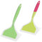 2 Pack Silicone Spatula Egg Flipper Wide Pancake Spatula Turner Kitchen Flat Thin Spatulas for Eggs Fish Pizza Pancakes Omelette Heat Resistant Nonstick Spatulas for Cooking