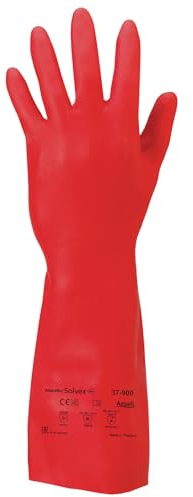 Chemikalien-Schutzhandschuh Solvex - Pflanzenschutz | Chemie-Handschuh Säurefest, Industrie Chemikalien und Lebensmitteln, Latexfrei (11 (2XL))