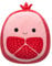 Squishmallows SQCR06648 - Oatfee der Granatapfel 40 cm, offizielles Kelly Toys Plüsch, superweiches Kuscheltier