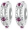 Sterling Silver Silicone Rubber Stopper Bead Charm Clip Locks Charm Bracelet Clip and Lock Safety Chain for Pandora Bracelet (C-2PC)