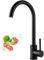 Bevankly Robinet de Cuisine Noir, Mitigeur Cuisine Robinet Pivotant à 360°, Robinetterie de Cuisine avec Bec Haut, Noir Robinet d'Evier Froid & Chaud Disponible, Laiton, Noir