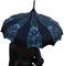 Gothic Rebel Individuell bedruckter Vampir-Gothic-Pagoden-Regenschirm – Kunsthandwerker-Kollektion – Time Lord – handgefertigt