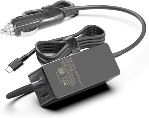 100W USB C Laptop Car Charger for Dell Latitude/XPS,LenovoThinkpad/Yoga,MacBook,Samsung,HP Spectre/Elitebook，Asus Surface,Acer, Chromebook Type C Charger