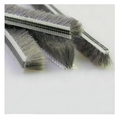 ARCHWANG Hairy Seal Brush Pile Draught Excluder Suitable for Security Doors, Closet Doors, 10m/32.8ft Shower-Doors Seal Strip, Brush Weather Stripping, Card-Slot Seal Strip Pile Weatherstrip Door