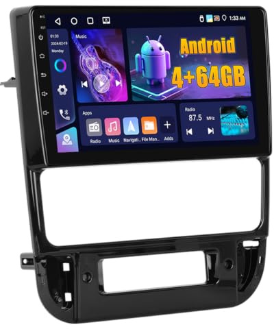 Fuluku 4+64G 9 Android 15 Radio Coche para Peugeot 406 1999-2004 | Autoradio con Inalámbrico Carplay Android Auto, Bluetooth con GPS, WiFi, RDS FM, EQ, Cámara de Visión Trasera