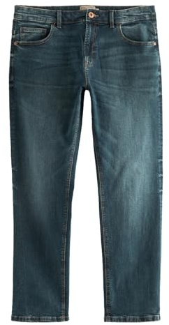 NEXT Herren Authentische Straight Fit Jeans mit Stretch
