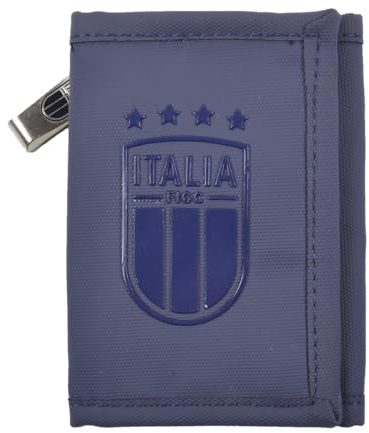 FIGC Geldbörse zum Abreißen 60% PVC 40% PL - Italien 253436, blau, Standard, Zeitgenössisch