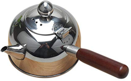 Lonrtesw 500 Ml Bollitore Ad Acqua Singola Induzione caffè Piccolo Latte Teiera Bollitore per Acqua Esterno nel Acciaio Inossidabile 304 Bicchieri da Cucina Gas