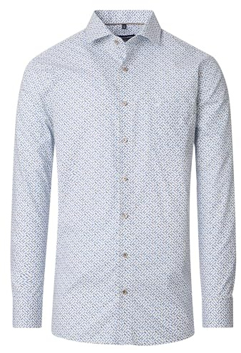 CASAMODA Businesshemd Langarm Print Comfort Fit