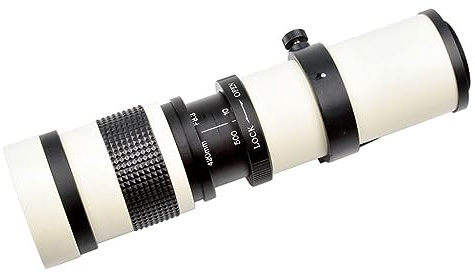 Teleobjektiv, 420 - 800 mm, F8.3-16, manuell fokussierend, Weiß
