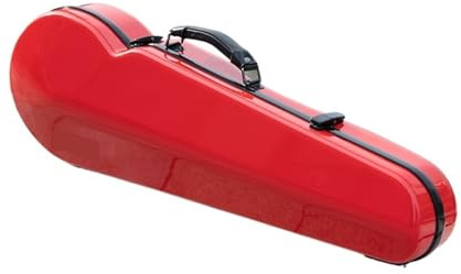 Custodia for violino 4/4 in fibra di carbonio ibrida leggera e impermeabile Custodia violino(Pure Red)