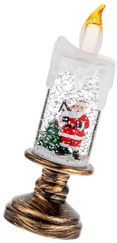 Snowfalls Lamp Dynamic Moving Snow Effect Size Multiple Use Seasonal Celebration Ornament Shatterproof Holiday Snow Lamp