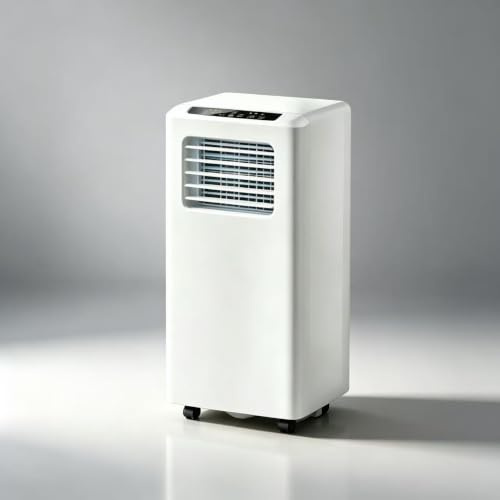 4 en 1 AC portátil, refrigerador móvil de 12000 BTU para habitaciones de 30 metros cuadrados, deshumidificador de temporizador 24H y ventilador con kit de escape, eficiencia energética para la oficina