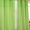 Homescapes Kindervorhang Junge Kinderzimmer Ösenvorhang Dekoschal Stars 2er Set grün 137 x 228 cm (Breite x Länge je Vorhang) 100% Reine Baumwolle