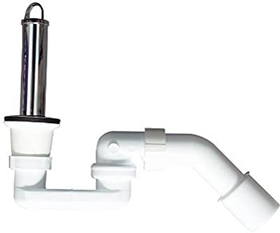 Cornat T323106 Standrohrventil mit flachem Geruchsverschluss, 1 1/2 Zoll, chrom