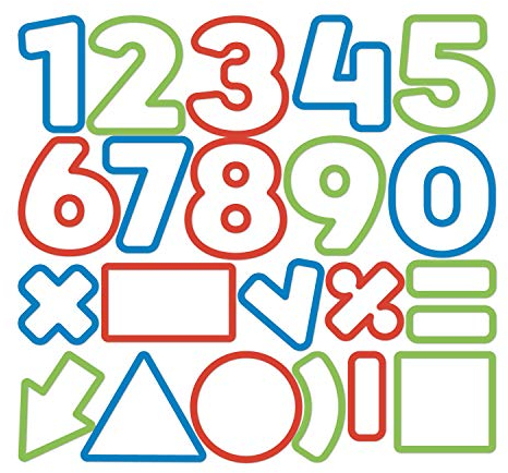 Tescoma 630926 Delicia Kids Tagliabiscotti Numeri, Pezzi, Acciaio, Multicolore, 21 Pz