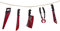 Folat 23747 - Halloween Girlande - Blutige Werkzeuge - ca. 1,8 m lang - ca. 30 cm breit - 1 STK.