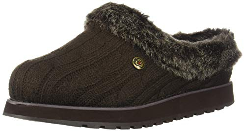 Skechers Women's Keepsakes ICE Angel Slipper, Chocolate, 7 UK