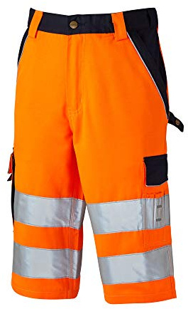 Dickies Mens Industry Polycotton Two Tone Hi Vis Reflective Shorts