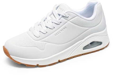 Skechers Uno Stand on Air Baskets pour Femme, Blanc, 5.5 Wide