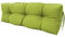 chilly pilley Palettenauflage Schaumflocken palettenkissen Palettenpolster Palettenmöbel Palettensofa Rückenlehne Sitzkissen Seitenkissen Set (Rückenkissen 120 x 50 Grün)