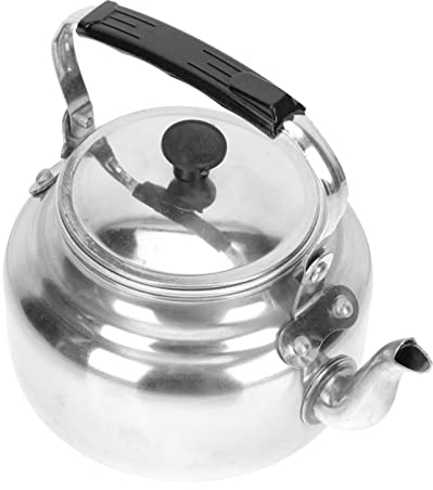 1 Pc Piccola Teiera D'epoca Bollitore Da Tè Vintage in Alluminio Teiera Termica Resistente Calore Teiera Caffettiera Foglia Sciolta Lega Di Alluminio Fai Il Thè Teiera in Ceramica