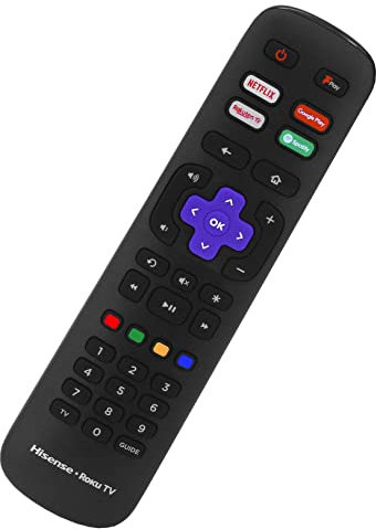 Genuine Replacement Remote Control for Hisense R65A7200GTUK HT260994 Roku 65 Smart 4K HDR LED Freeview TV