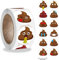 YKKJ Funny Poop Stickers,Kinder Aufkleber,500 Stück/Roll Party Dekorative Aufkleber Bastelarbeiten Sticker Belohnungsaufkleber für Party Gift Magazine Gift Office Lehrer Etikett