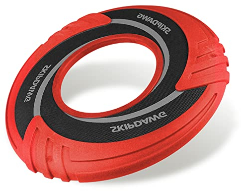 PETGEEK SKIPDAWG Flyer Dog Toys, Dog Flying Disc Interactive Dog Toys - Floats in Water & Safe on Teeth, Beach Toys for Outdoor Play and Exercise