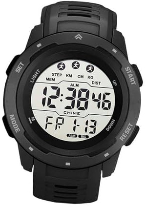Digitale Sportuhr, Multifunktionale wasserdichte Leuchtende Timing, Herren-Sportuhr, Outdoor Training for Outdoor Running, Fitness Training, Daily Use
