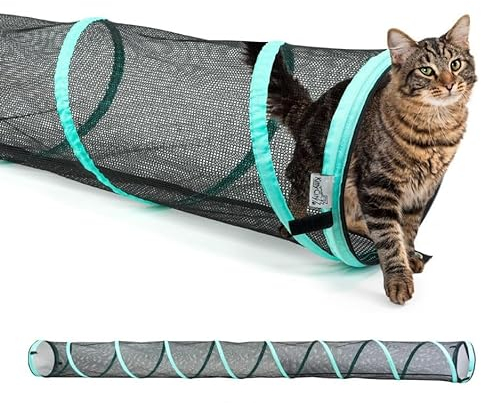Kitty City Outdoor Catio Mega Kit für Katzen, Ersatzteile und 10' Tunnel