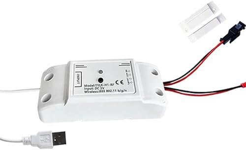 MHCOZY ZigBee Smart Garage Door Opener Controller,Funziona con Tuya Alexa Google Assistant,Zigbee Hub necessario