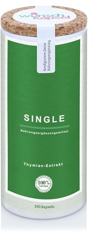 Wunschkapsel SINGLE Thymian-Extrakt - 290 Kapseln Inhalt