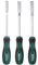 QUARKZMAN 3Pcs Llave de Tuercas Métricas 6/7/8Mm Cr-V con Punta No Magnética Ejes Huecos Destornillador de Vaso Hexagonal con Mango Antideslizante para Reparación de Automóviles