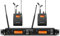 DEPUSHENG TX2 Wireless In Ear Monitor System, 2-K Wireless IEM System, Metall IEM mit 2 Bodypacks, Rack-Mount