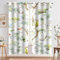 TYTYUU CLSXYTY0103 Vorhänge mit Vögeln im Vintage-Stil, bunt, Retro-Blumenmuster, Baumzweige mit Naturpflanzenmuster, Verdunkelungsvorhänge für Schlafzimmer, Wohnzimmer, 132 x 213 cm lang, 2 Paneele
