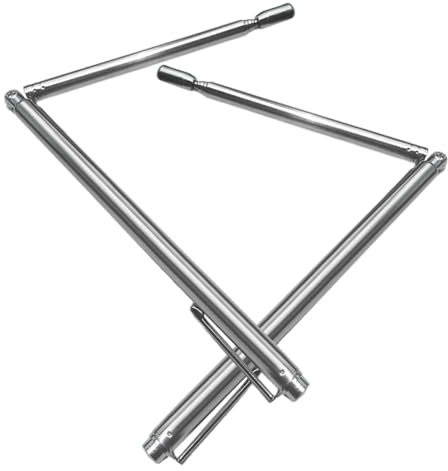 Tiges de sourcier pliables,2 bâtons de sorcellerie télescopiques - Tiges de recherche d'énergie, bâtons de sorcellerie avec conception d'axe central pour l'intérieur et l'extérieur