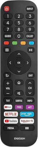 for Hisense TV Remote Control Compatible with Hisense Vidaa Smart TV, No Setup Required(EN2G30H/EN2A30)
