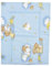 Baby Delux Wickelauflage Wickelunterlage 60x75 cm weiche Wickeltischauflage Baumwolle wasserdicht waschbar (Nachtland blau)