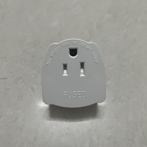 3-Pack USA to Uk Plug Adaptor,US to Uk Travel Adapter with 13A Fuse,American/Mexico/Canada/Thailand/China to British Converter Plug Power Adapter(For Type A/B)