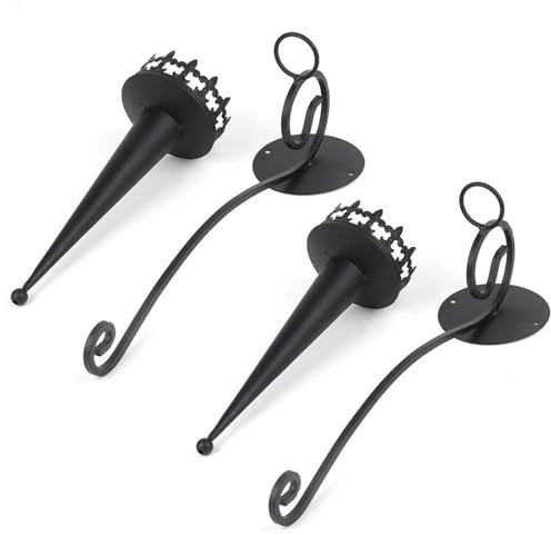Wandmontierter Kerzenhalter, Dekorative Fackel Kerzenständer, Mehrzweck-Wandleuchter, stilvolle Kerzenwandhalterung, elegante Wand-Taschenlampe, Kerzenhalter für Zuhause, Büros, Hotels