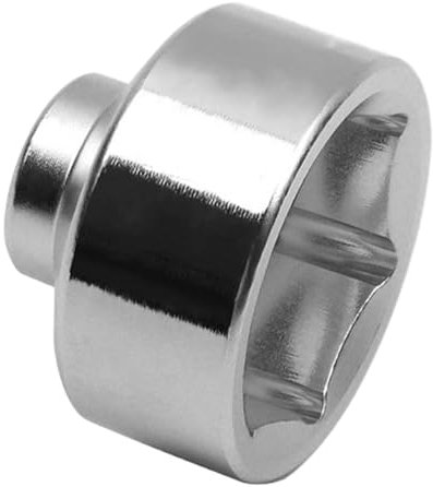 Rrlihjgu Llave de vaso para filtro de aceite, herramienta para quitar la tapa del filtro de aceite,Llave para filtro de aceite de acero con casquillo para filtro de aceite de 32 mm y 6 puntos |