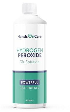 HandsonCare - Hydrogen Peroxide 3%, 10 Vols All-Purpose Cleaner and Stain Remover - 1 Litre