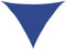 vidaXL Voile d'ombrage 160 g/m² Triangulaire Bleu 5x5x6 m PEHD, Voile de Soleil, Voile d’ombrage, Store de Patio, Voile de Pare-Soleil