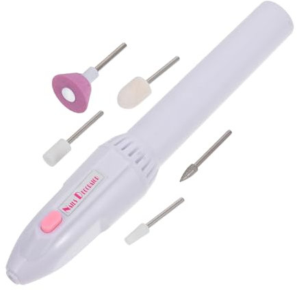Mikinona Ponceuse Ongles Électrique Portable Sans Fil Mini Polisseuse Manucure Pen-style Multi-fonctions Faible Bruit Usage Femme