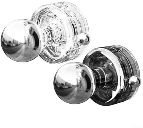 DystopiaWorld Tiradores de puerta con ventosa, impermeables y no perforados, diseño para cocina o baño