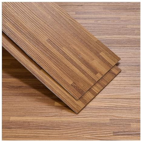 INMOZATA Floor Tiles Self Adhesive, 36-Pack, 5.02 Sq M Coverage, 91.5cm x 15.2cm Wood Plank, 2mm Thick Waterproof Peel and Stick Flooring for Kitchen, Bathroom, Bedroom, Living Room(Dark oak block)